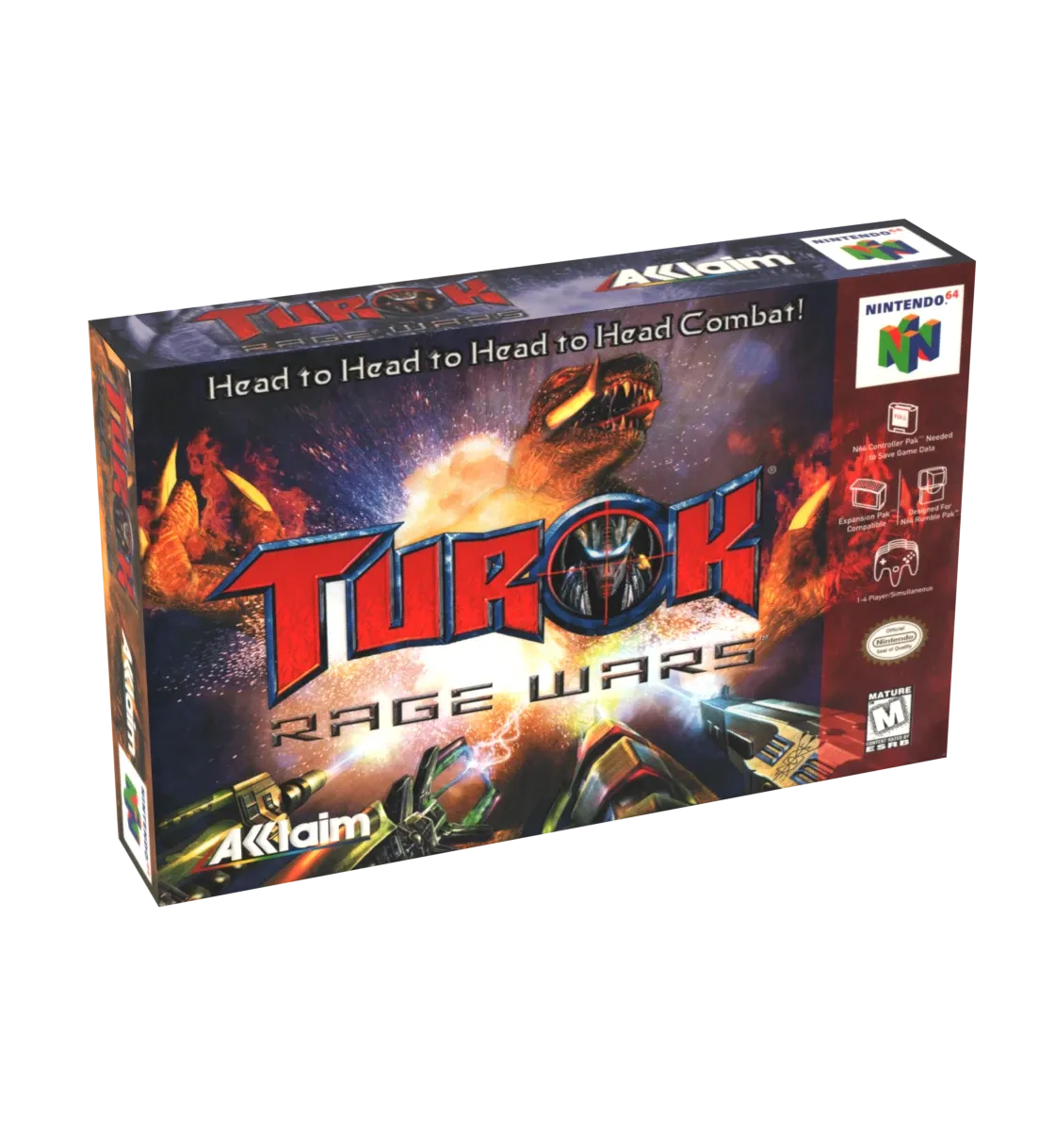 Turok Rage Wars Reproduction Box