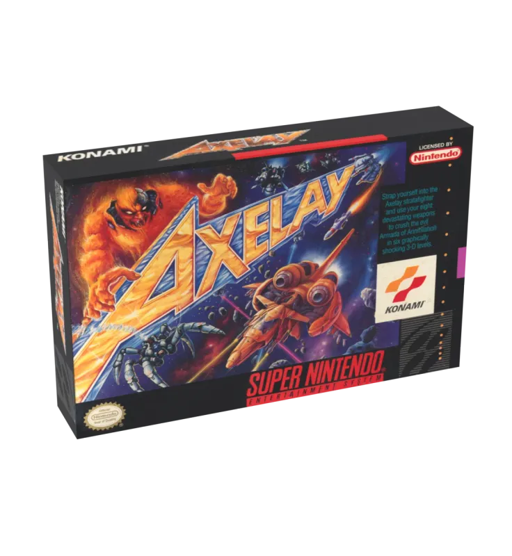 Axelay Reproduction Box