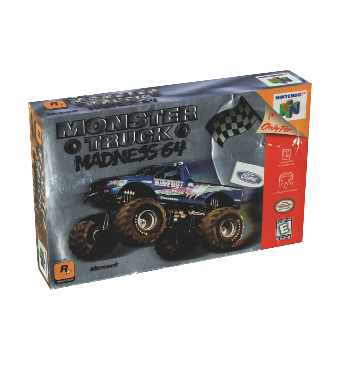 Monster Truck Madness 64 Reproduction Box