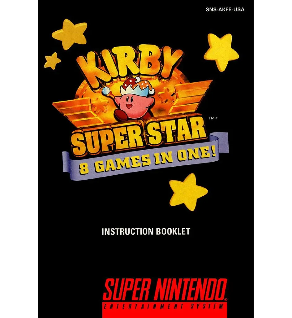 Kirby Super Star Reproduction Manual