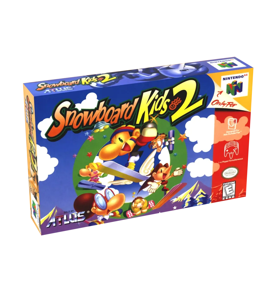 Snowboard Kids 2 Reproduction Box