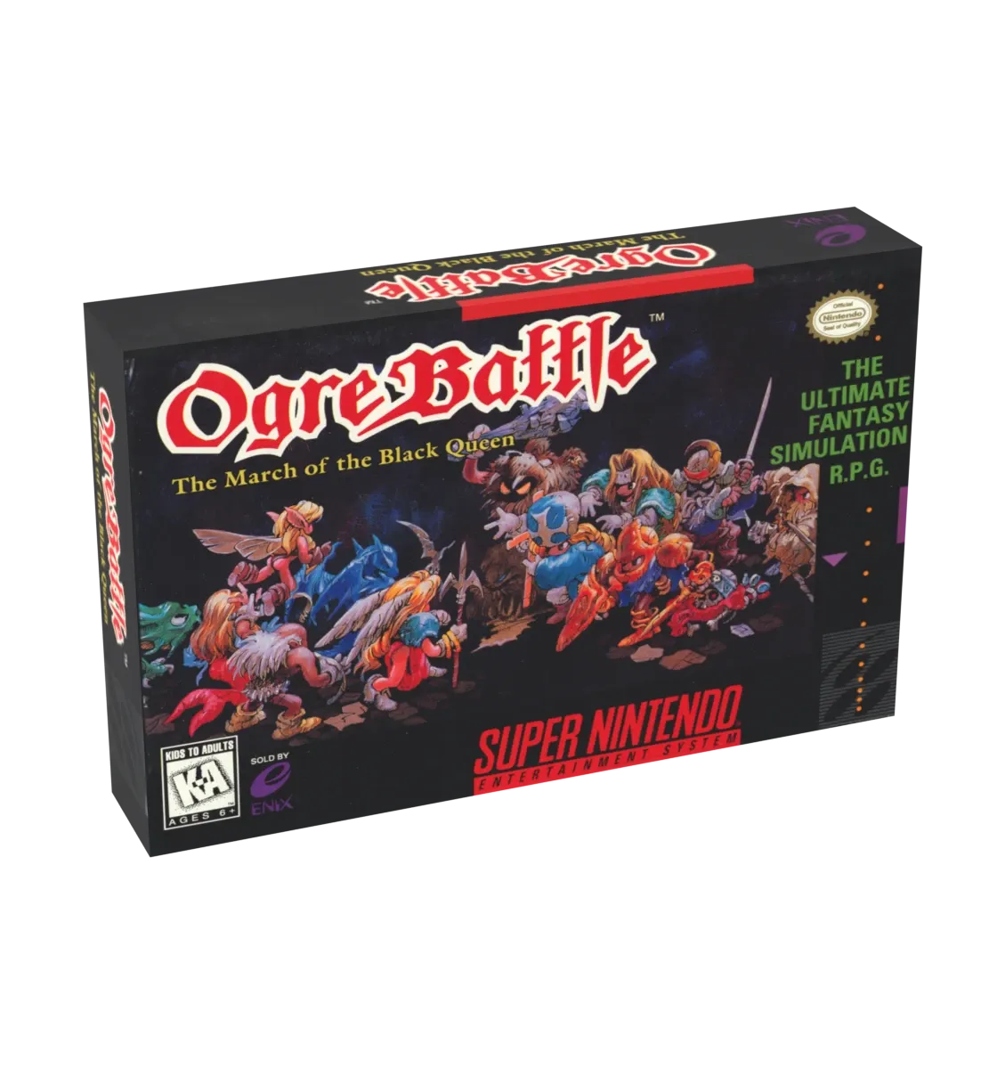 Ogre Battle Reproduction Box