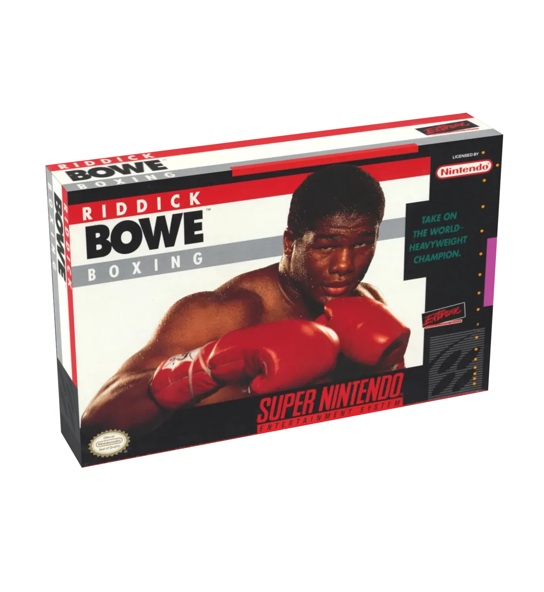 Riddick Bowe Boxing Reproduction Box