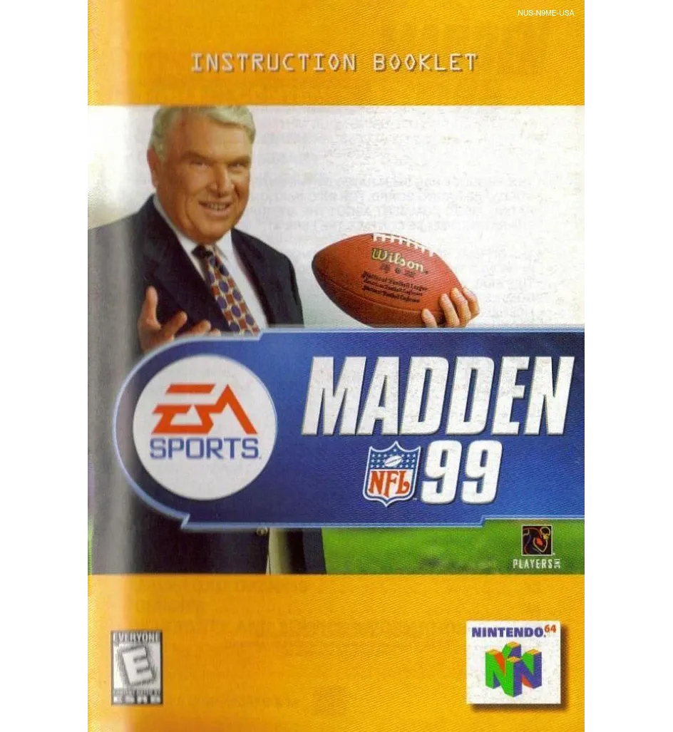 Madden 99 Reproduction Manual