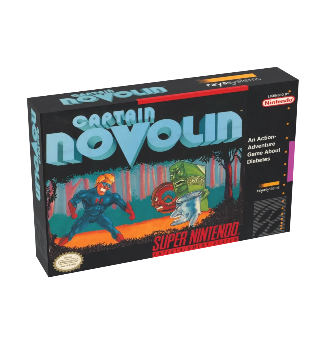 Captain Novolin Reproduction Box