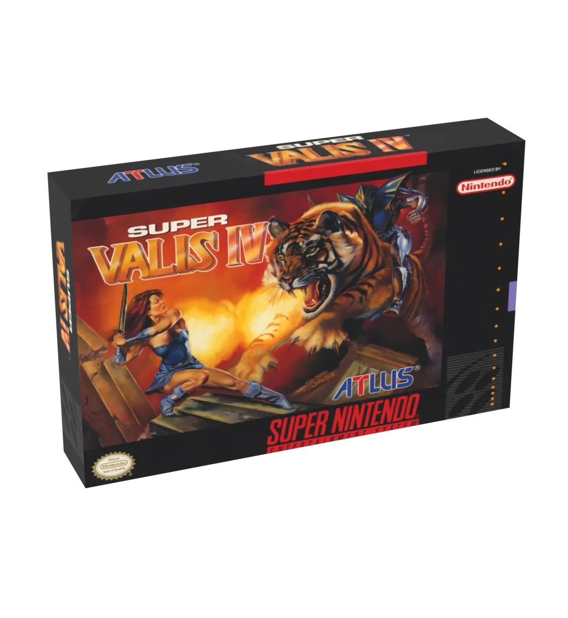Super Valis IV Reproduction Box