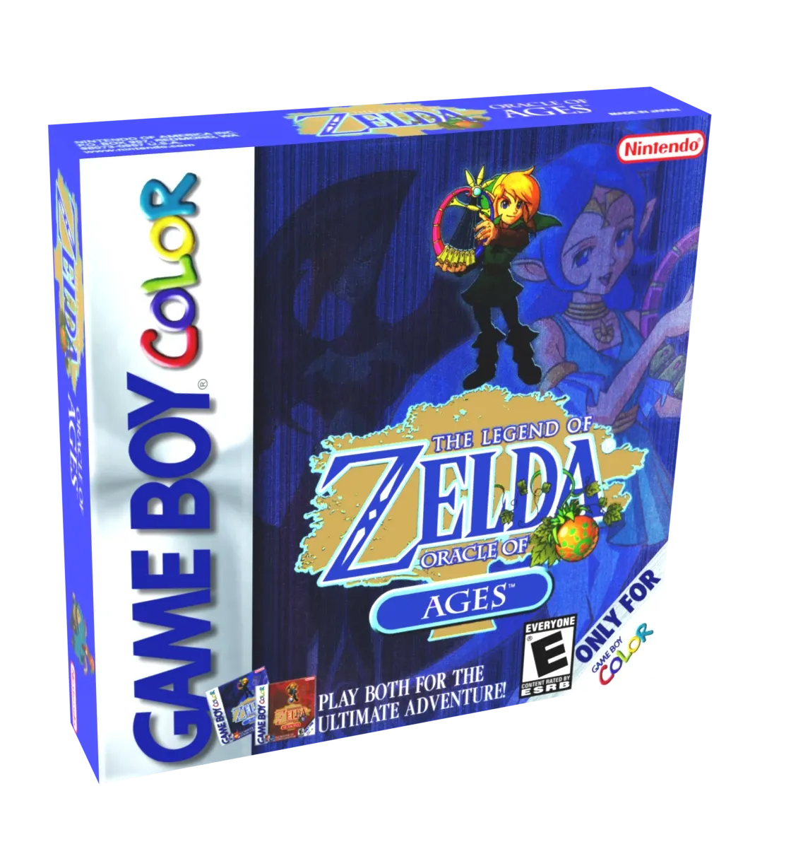 The Legend of Zelda Oracle of Ages Reproduction Box