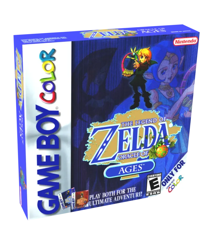 The Legend of Zelda Oracle of Ages Reproduction Box