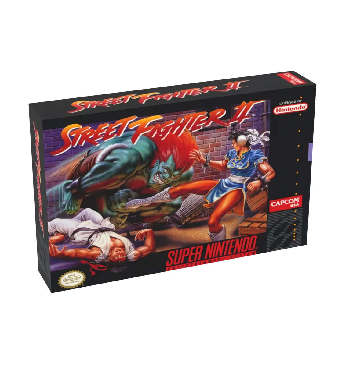 Street Fighter 2 Reproduction Box
