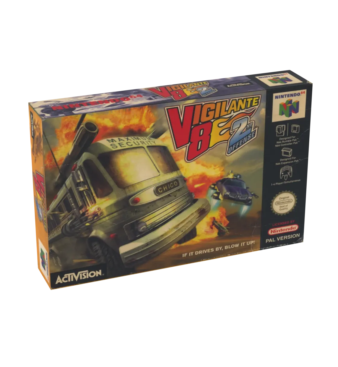 Vigilante 8 2nd Offense Reproduction Box