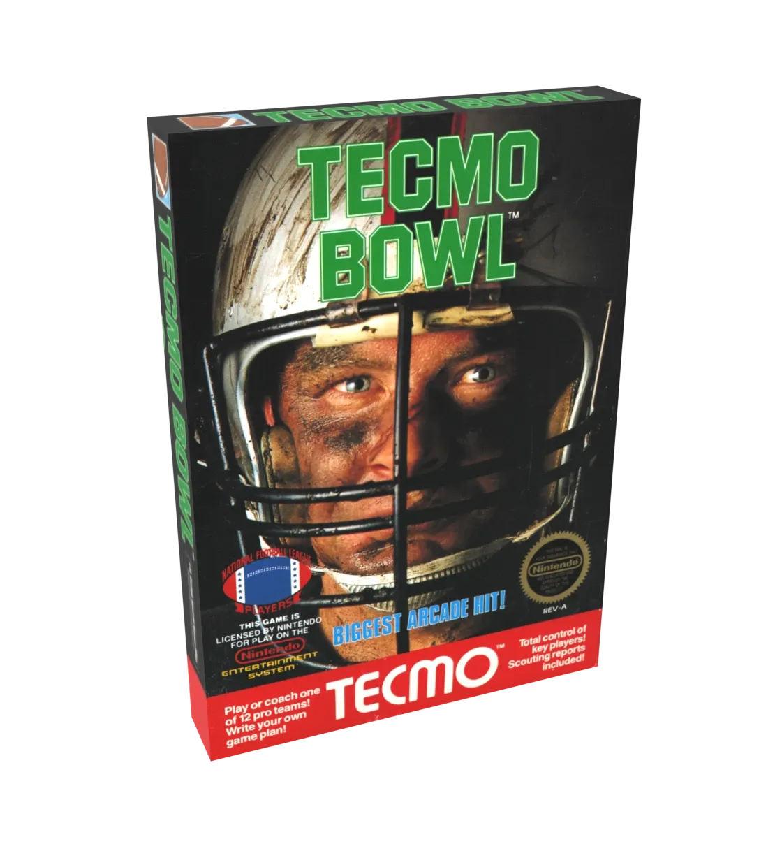 Tecmo Bowl Reproduction Box