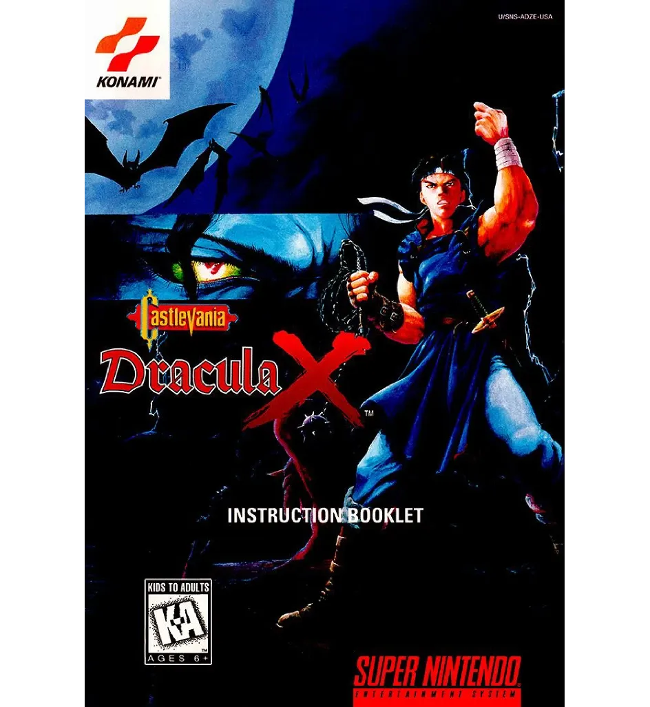 Castlevania Dracula X Reproduction Manual