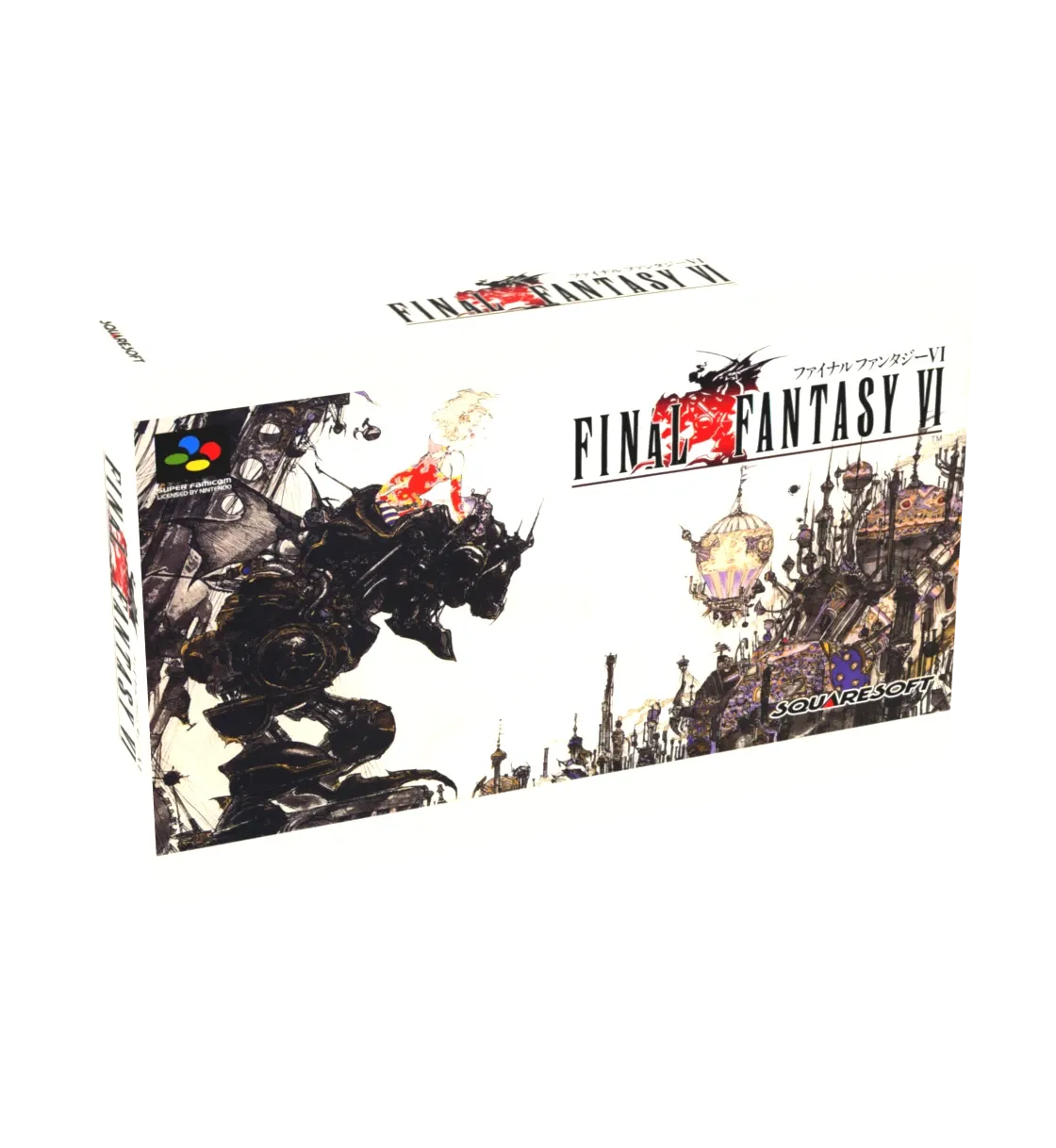 Final Fantasy 6 - Super Famicom Reproduction Box