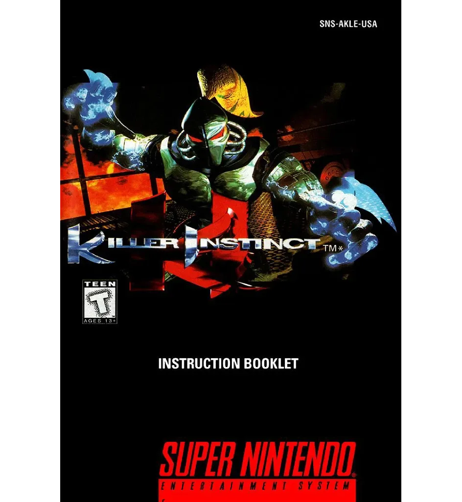 Killer Instinct Reproduction Manual