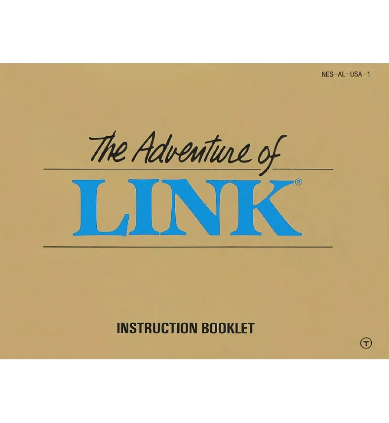 Zelda 2 The Adventure of Link Reproduction Manual