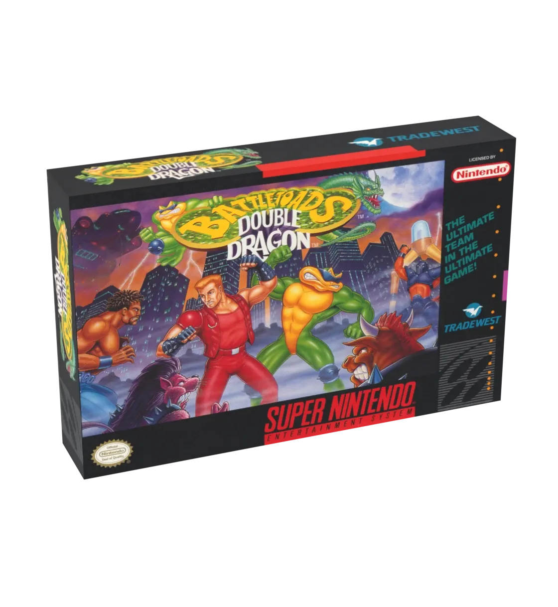Battletoads Double Dragon Reproduction Box