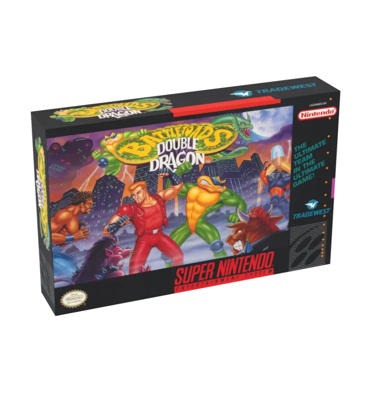 Battletoads Double Dragon Reproduction Box