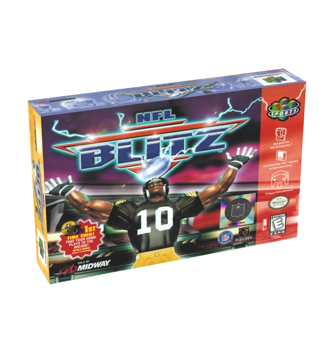 NFL Blitz Reproduction Box