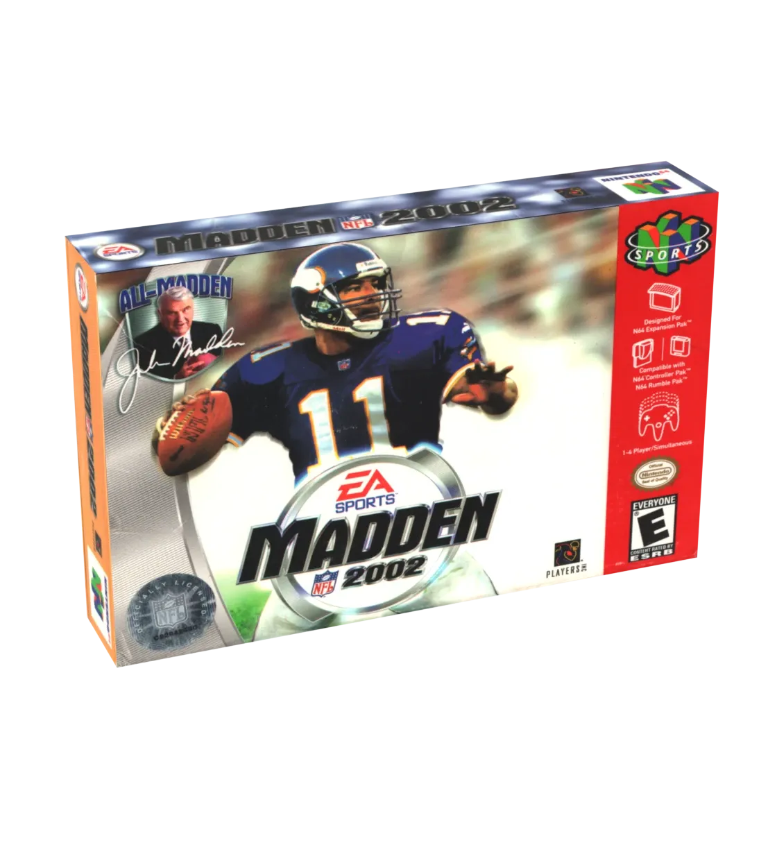 Madden 2002 Reproduction Box