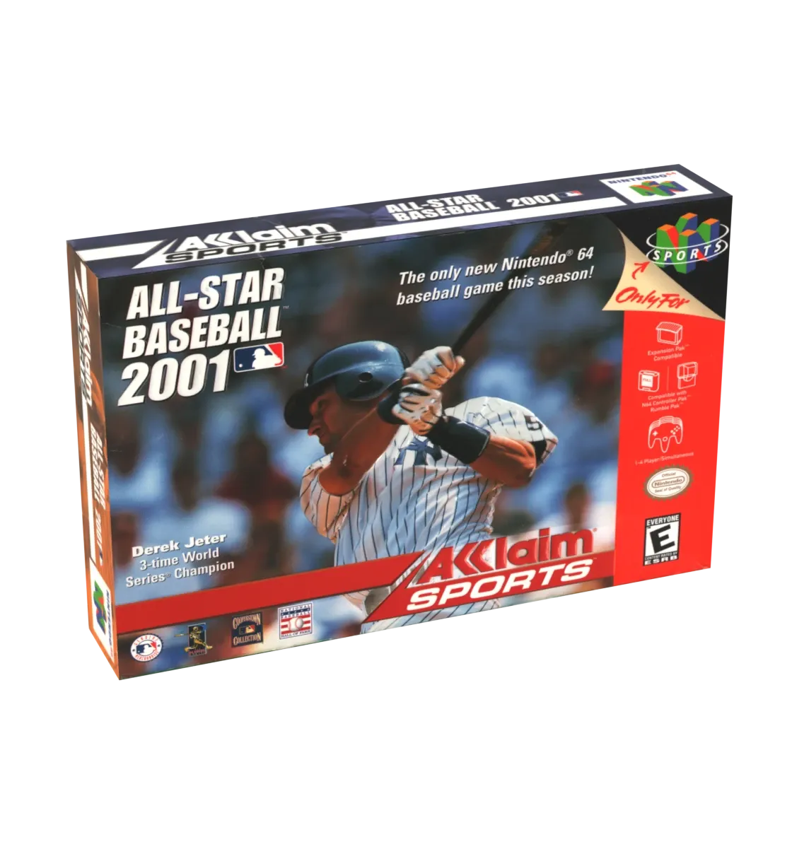 All Star Baseball 2001 Reproduction Box