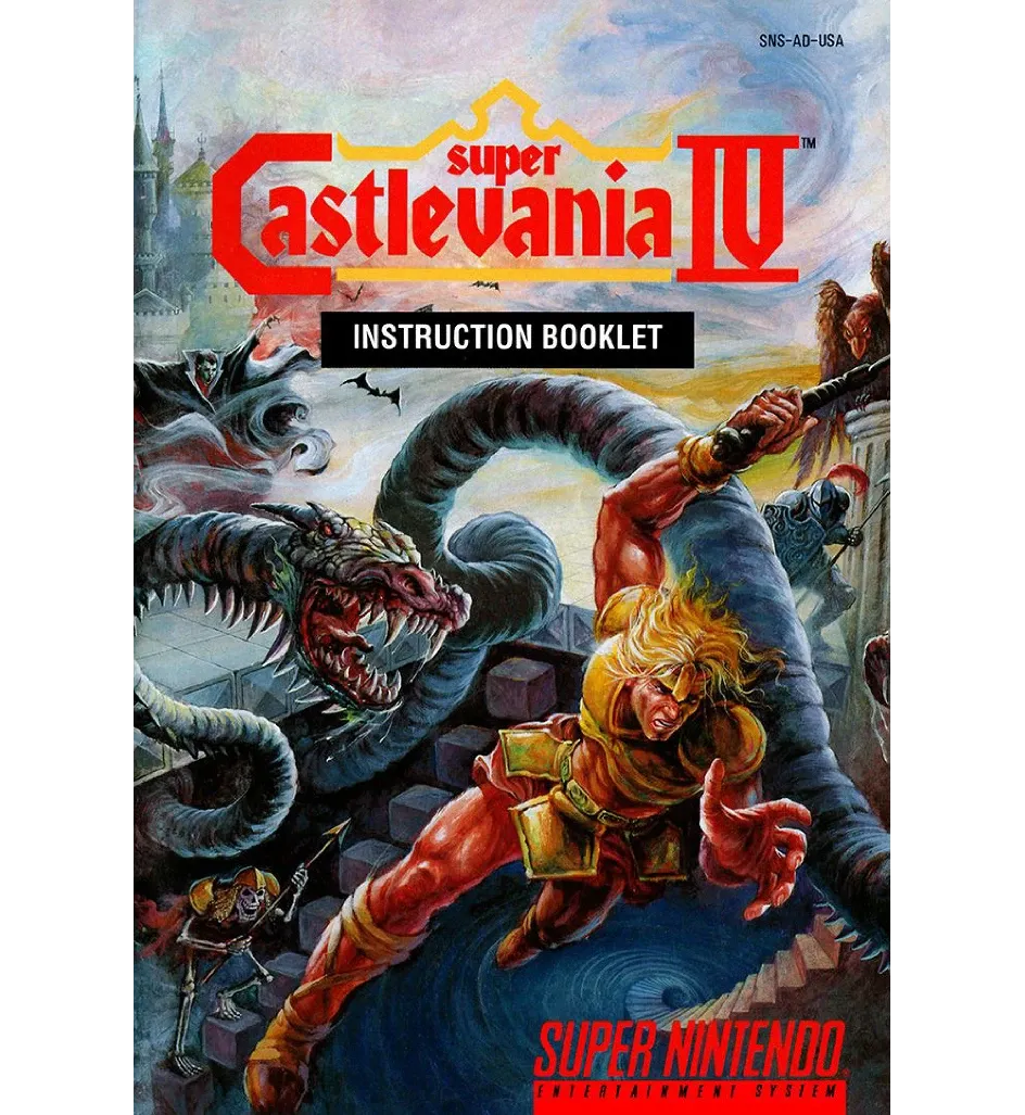 Super Castlevania 4 Reproduction Manual
