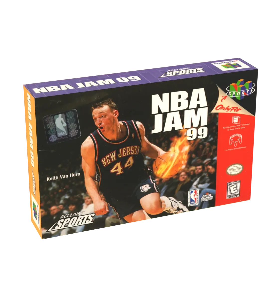 NBA Jam 99 Reproduction Box
