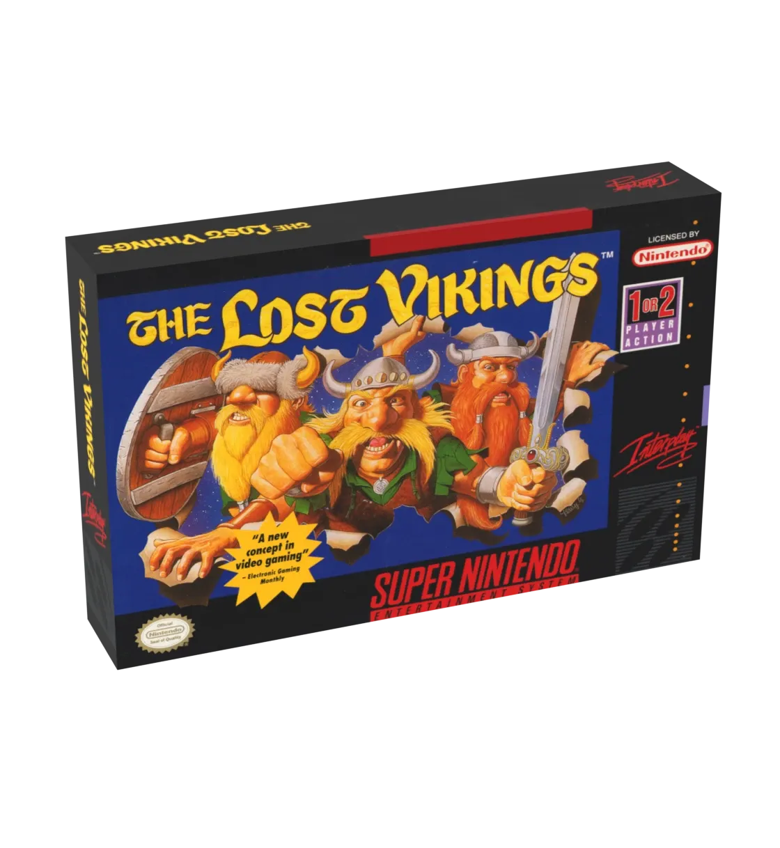 The Lost Vikings Reproduction Box