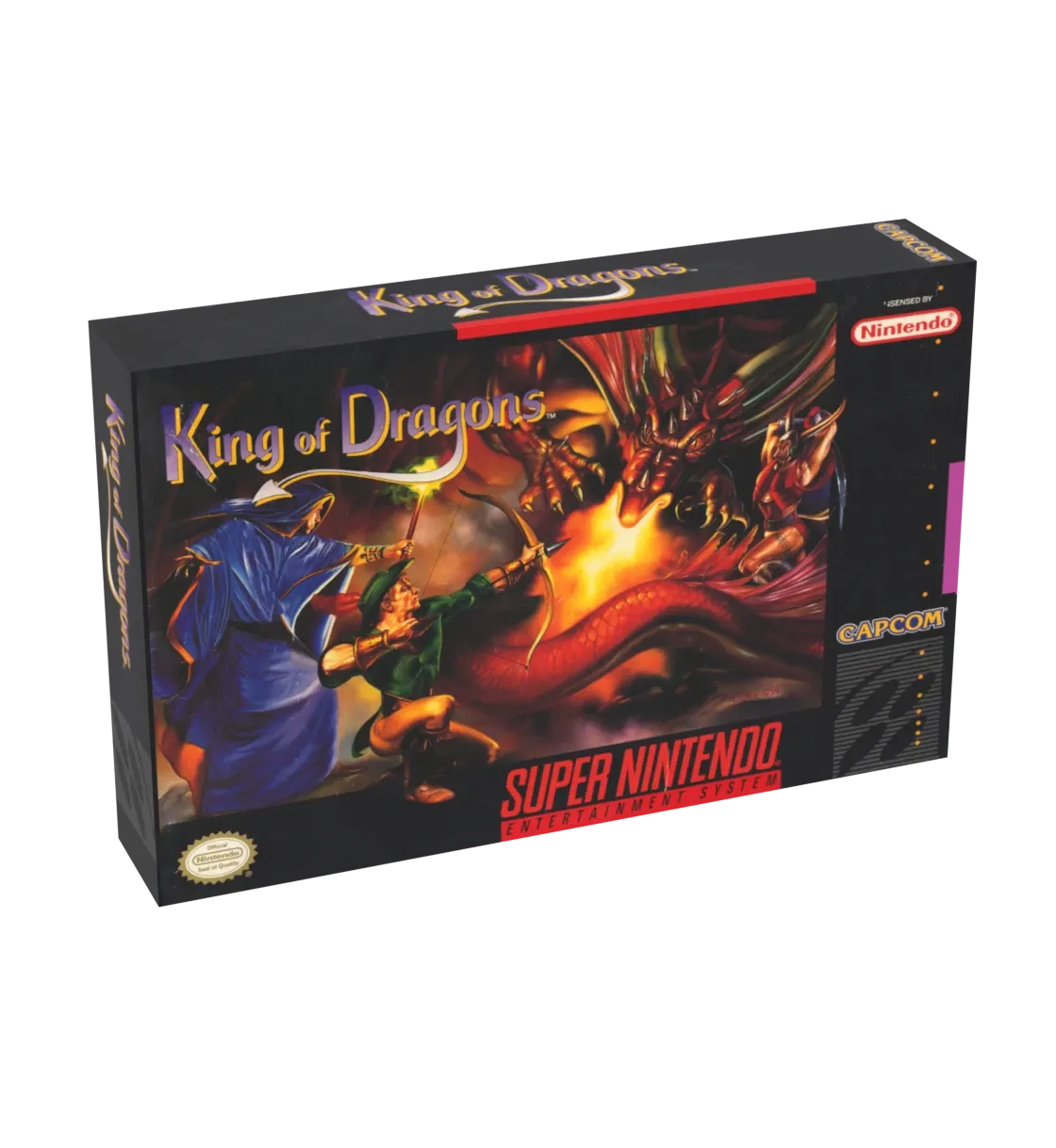 King of Dragons Reproduction Box