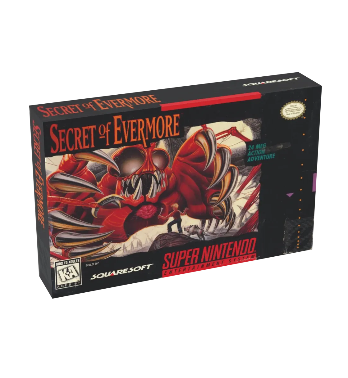 Secret of Evermore Reproduction Box