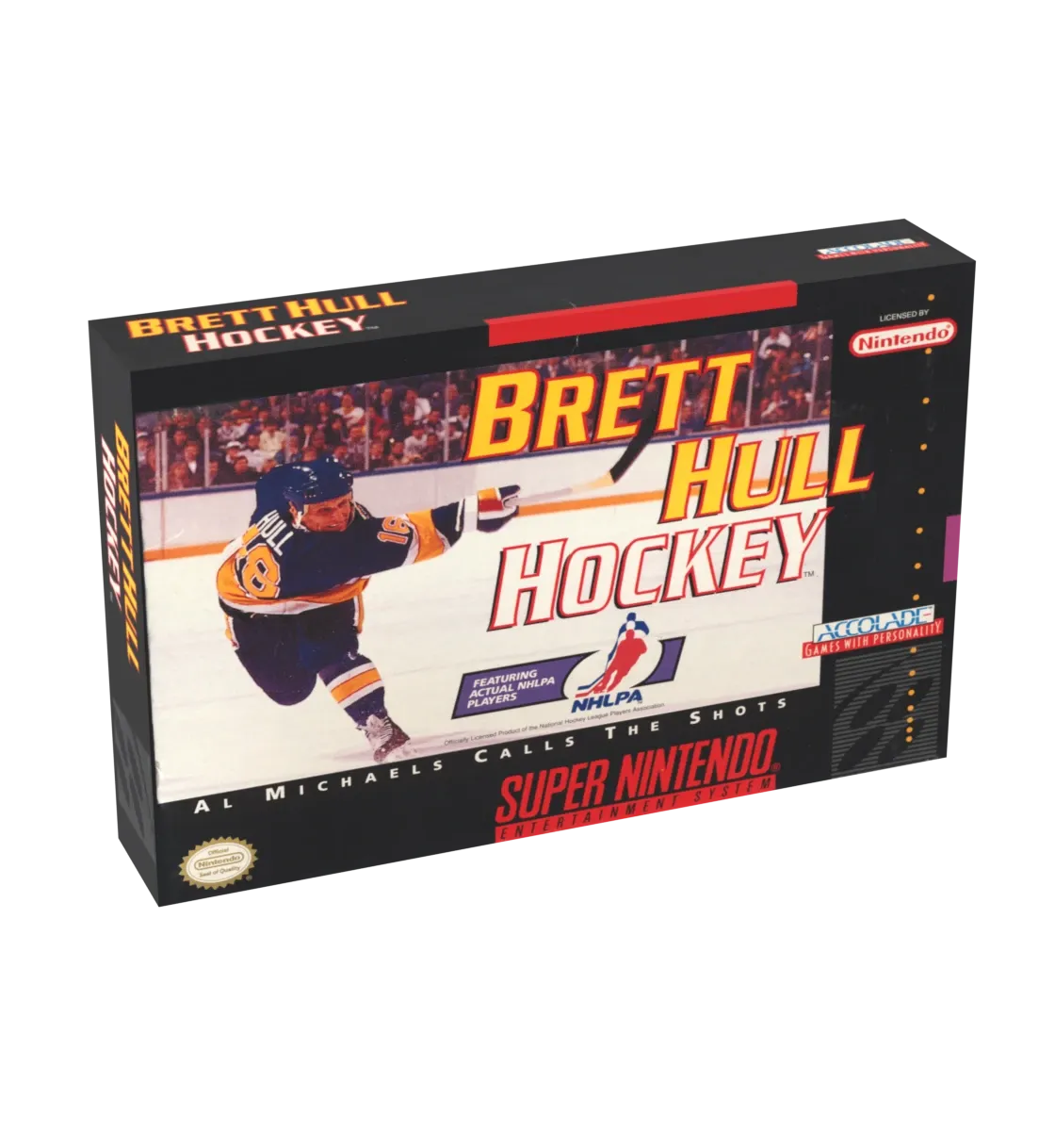 Brett Hull Hockey Reproduction Box