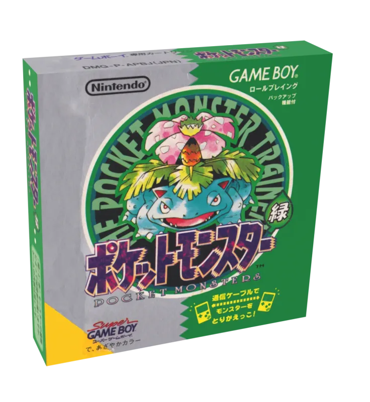 Pocket Monsters Green [Custom - Pokemon] Reproduction Box
