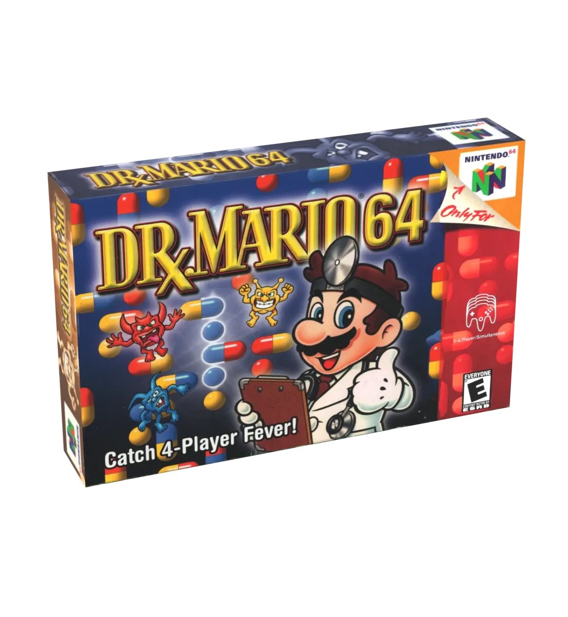 Dr. Mario 64 Reproduction Box