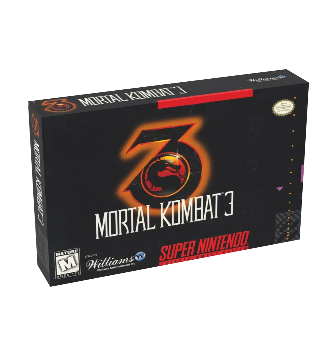 Mortal Kombat 3 Reproduction Box