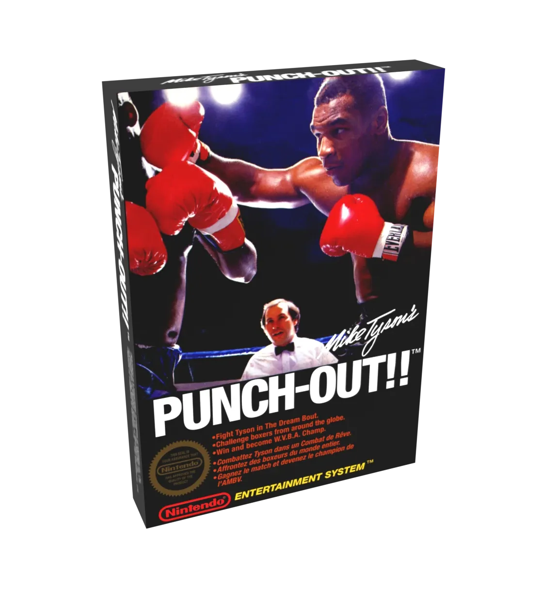 Mike Tyson&#39;s Punch Out Reproduction Box