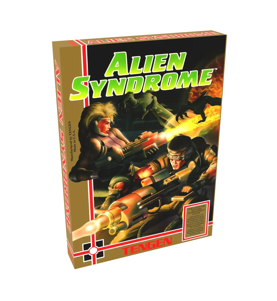 Alien Syndrome Reproduction Box