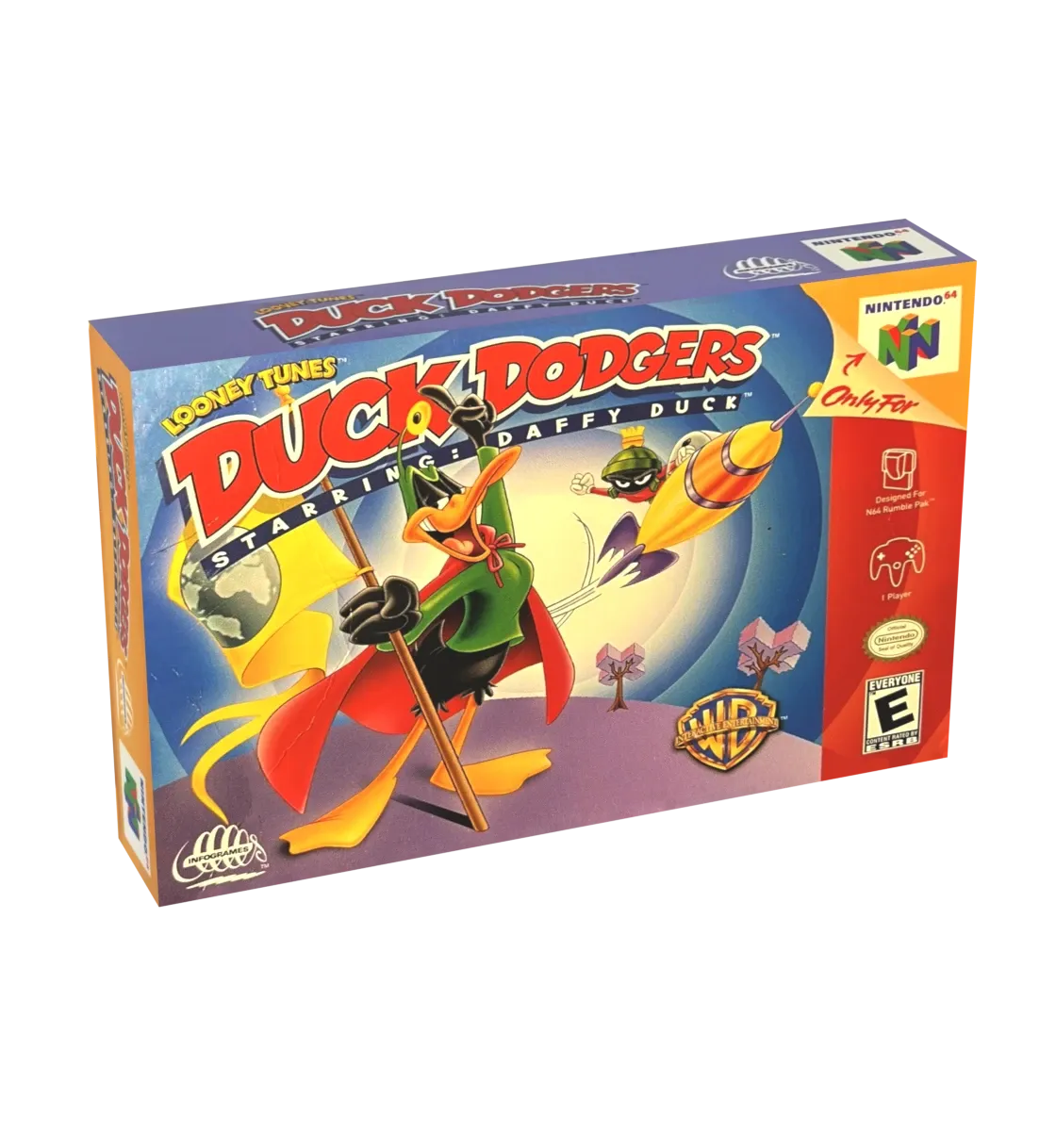 Looney Toons Duck Dodgers Reproduction Box