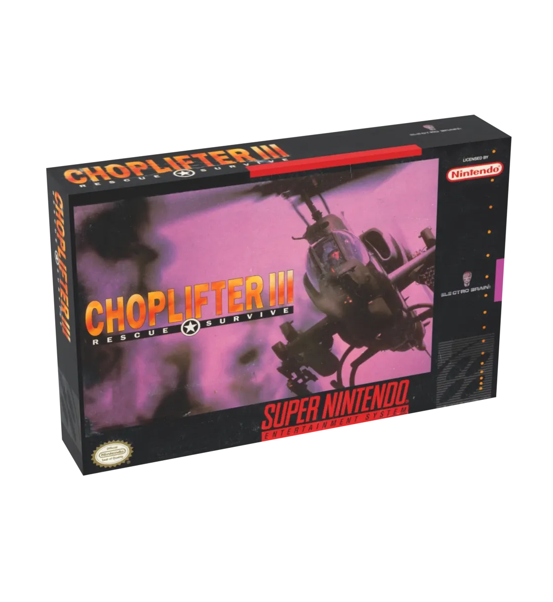 Choplifter 3 Reproduction Box