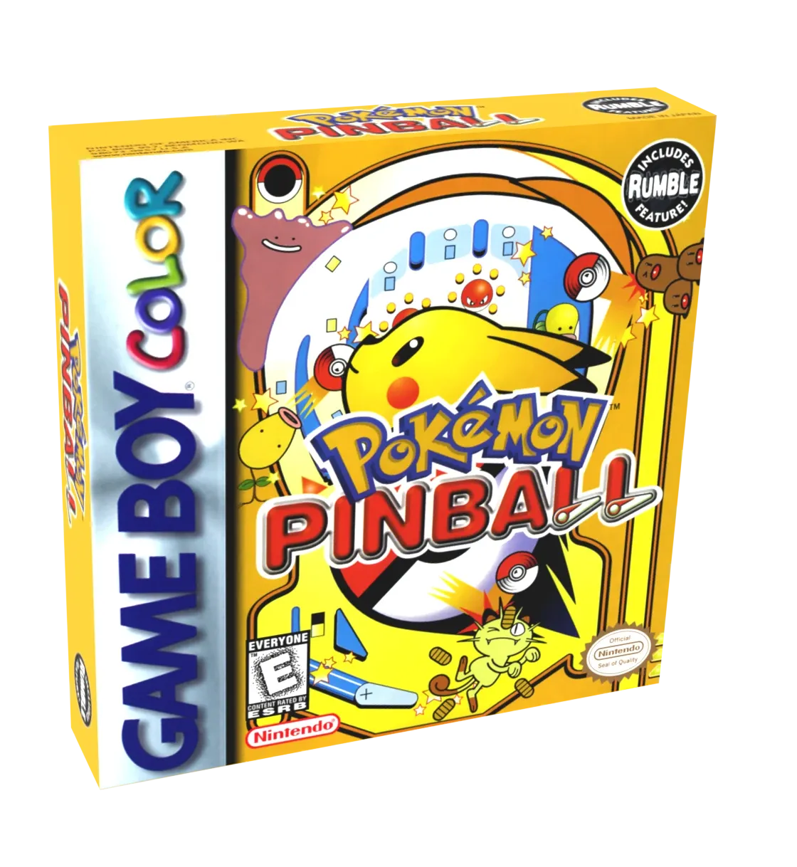 Pokemon Pinball Reproduction Box