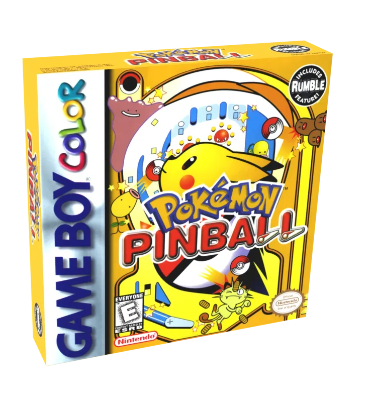 Pokemon Pinball Reproduction Box