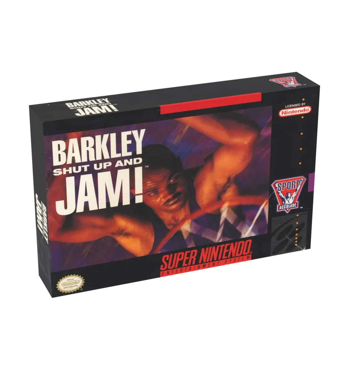 Barkley Shut Up and Jam! Reproduction Box