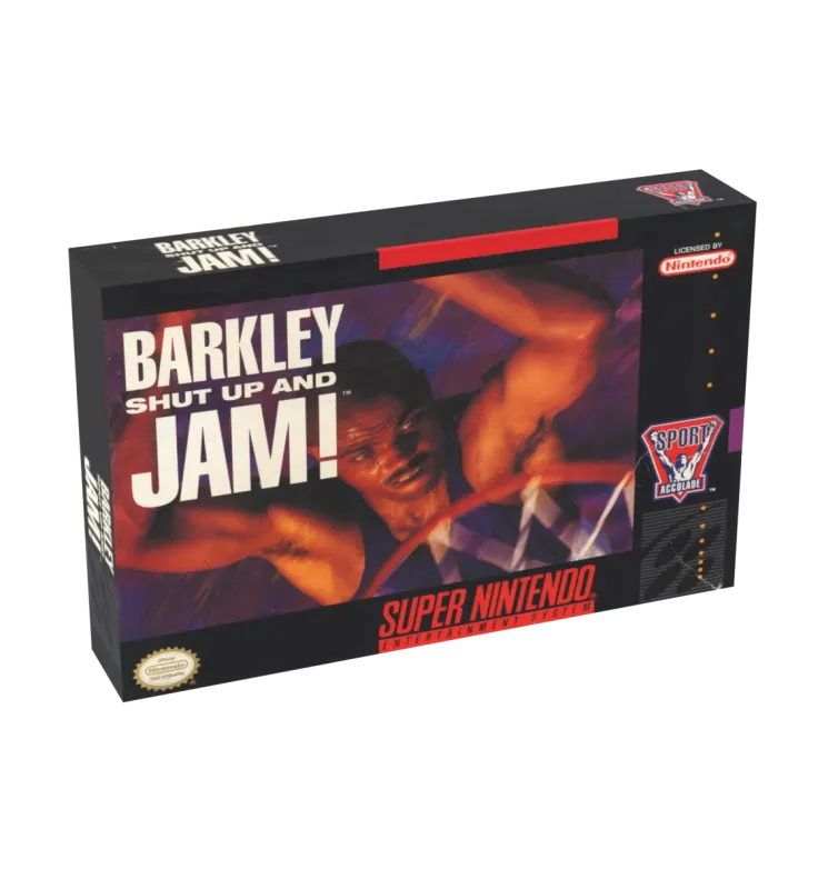 Barkley Shut Up and Jam! Reproduction Box