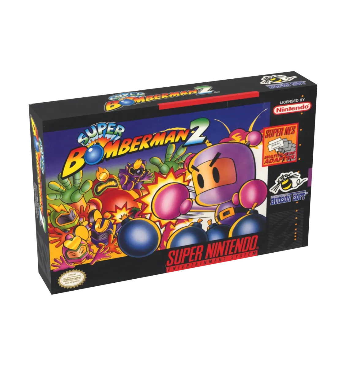 Super Bomberman 2 Reproduction Box
