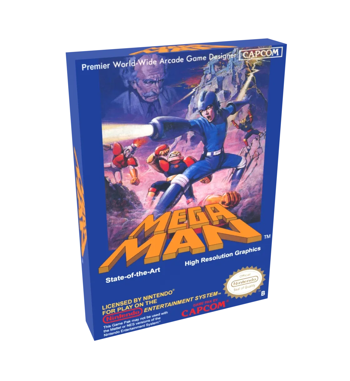 Mega Man Reproduction Box