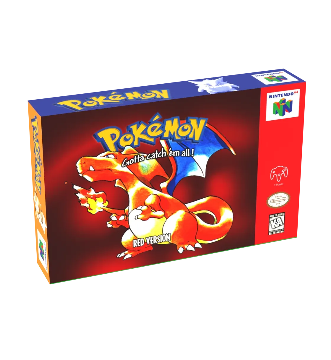 Pokemon Red Reproduction Box