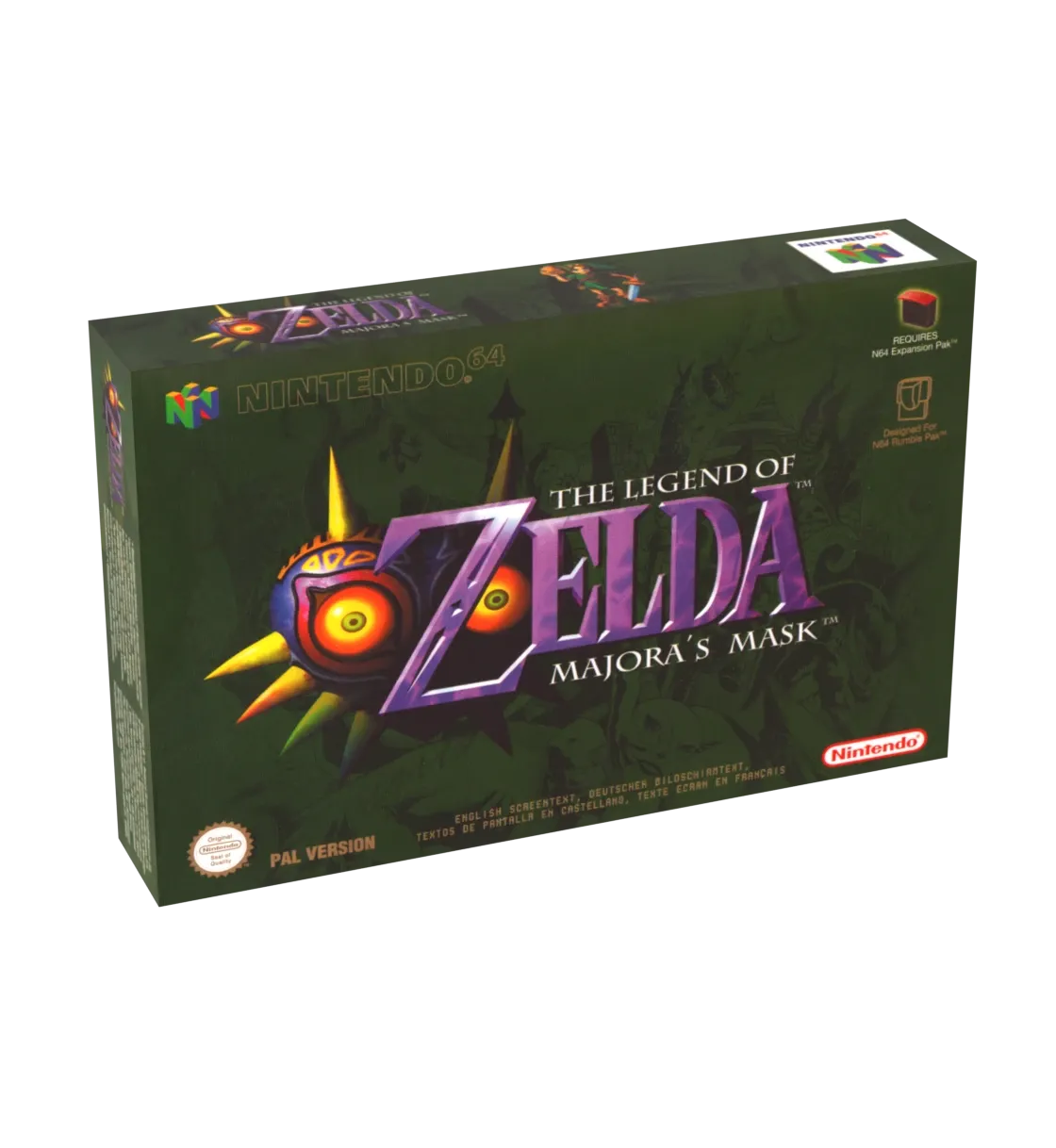 The Legend of Zelda Majora&#39;s Mask Reproduction Box
