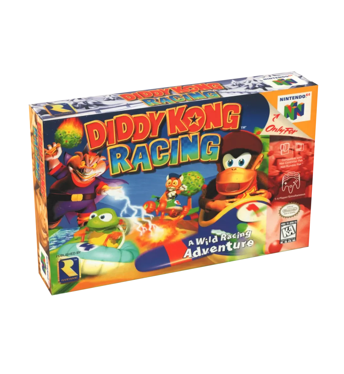 Diddy Kong Racing Reproduction Box