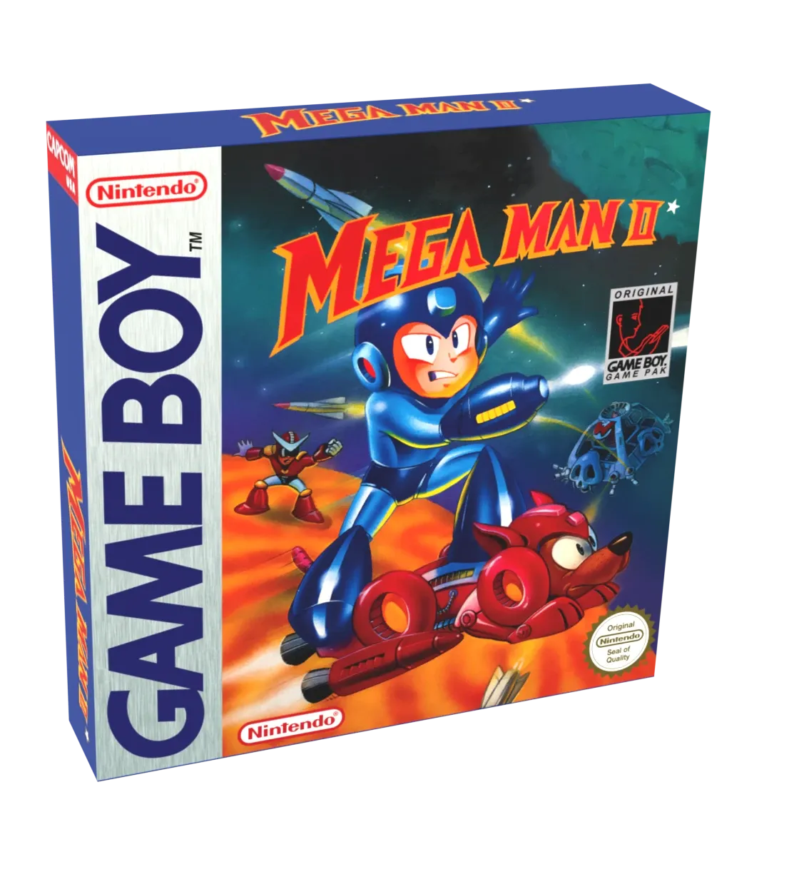 Mega Man 2 Reproduction Box