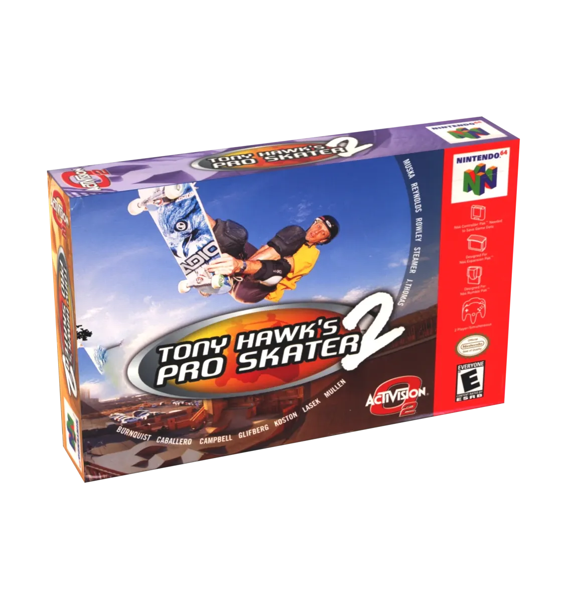 Tony Hawk&#39;s Pro Skater 2 Reproduction Box