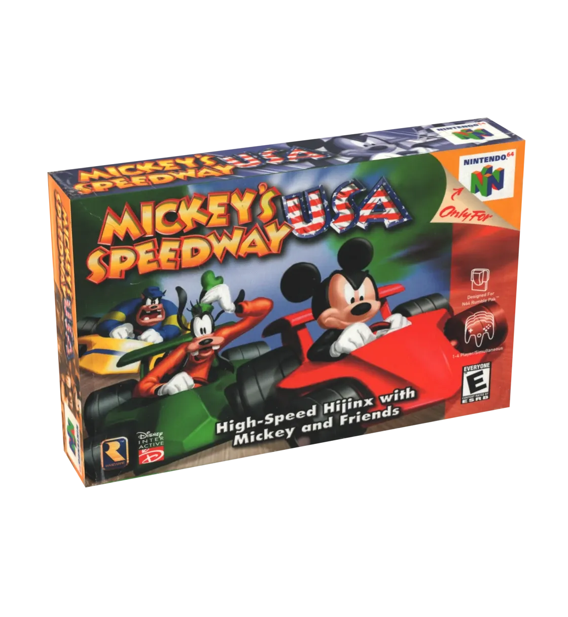 Mickey&#39;s Speedway USA Reproduction Box