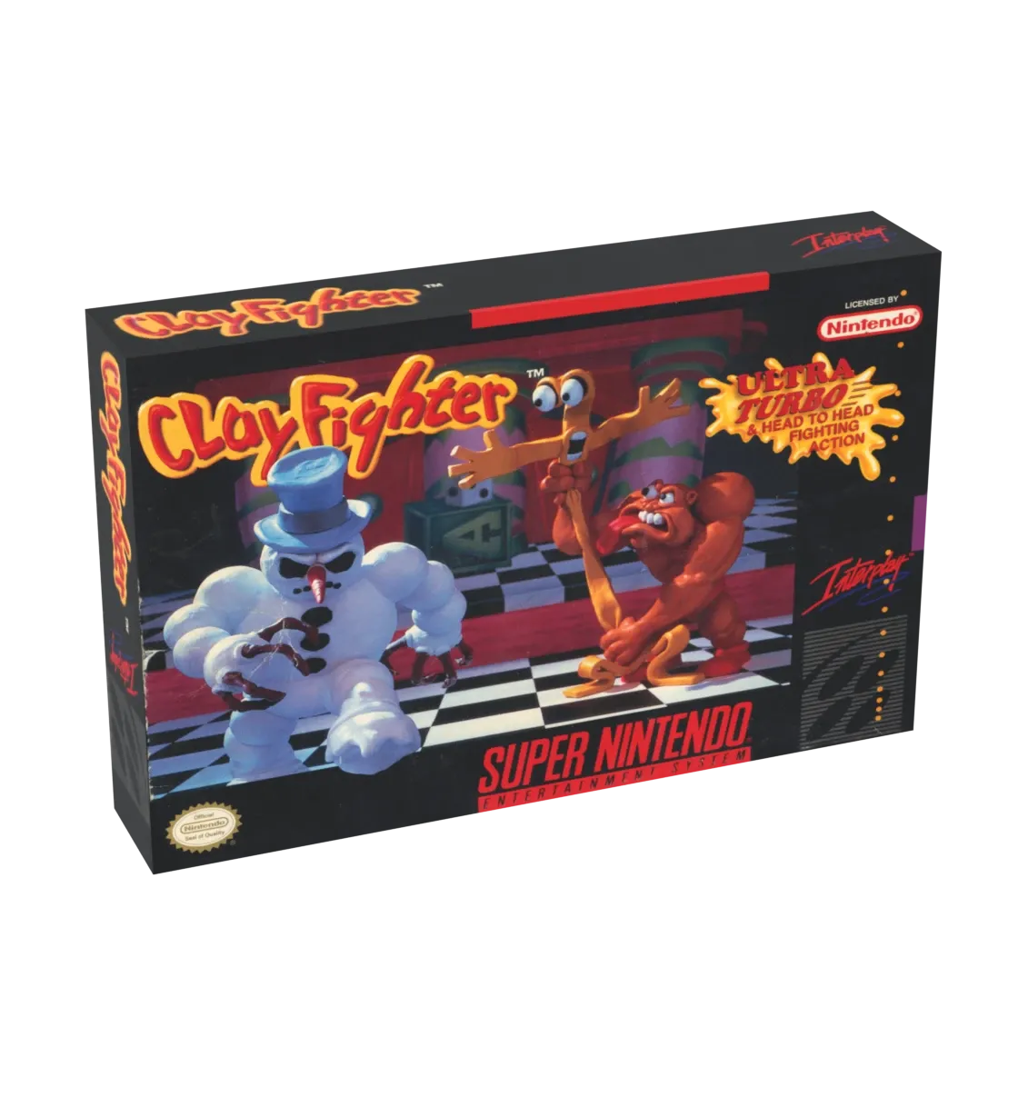 Clay Fighter Reproduction Box